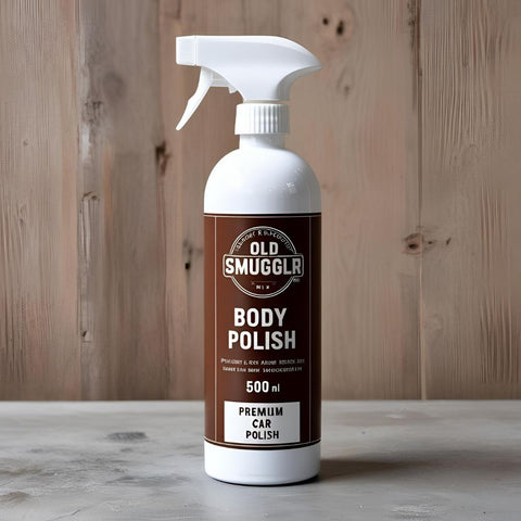 Old Smugglr Premium Car Detailing Pack Includes Car Cleaner & Polish (Body, Tyre, Dashboard, Trim) with Foam and Microfiber Clothes
