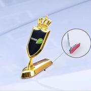 3D Bonnet Car Logo Gold