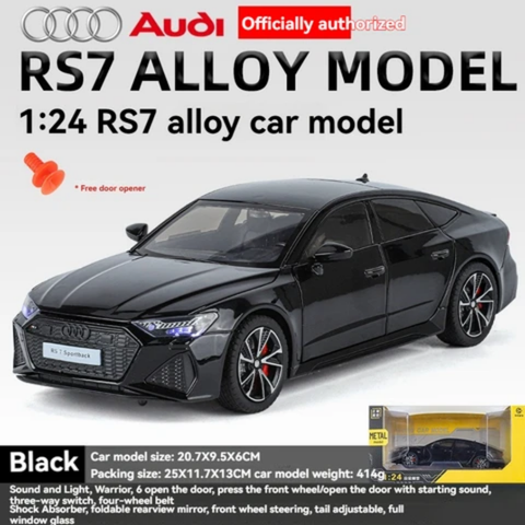Audi RS7 Metal Diecast Car 1:24 (20x8 cm)