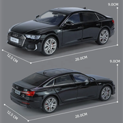 Audi A6L Metal Diecast Car 1:18 (28x11 cm)