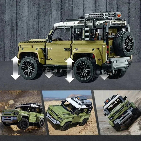Defender Technique Version Building Blocks Car 2573 Pcs, 1:8 Scale