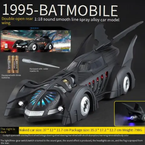 1995 Batmobile Metal Diecast Car 1:18 (28x11 cm)