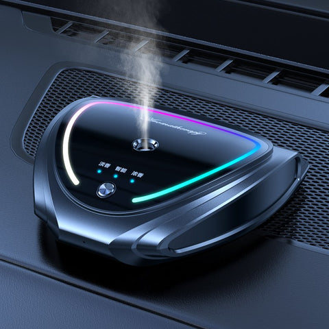 Smart Diffuser 3in1 Metal Alloy Perfume Aromatherapy with Lights & Number Plate