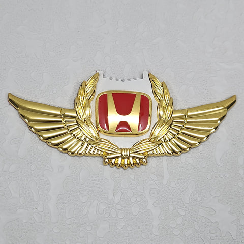 3D Owners Club v6.0 Car Metal Emblem Badge Sticker Decal (Gold)