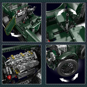 Bentley Blower Vintage Technique Version 3918Pcs, 1:8 Scale Building Blocks Car
