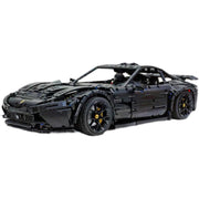 Ferrari F12 Black Technique Version 3097Pcs, 1:8 Scale Building Blocks Car