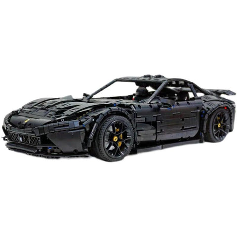 Ferrari F12 Black Technique Version 3097Pcs, 1:8 Scale Building Blocks Car