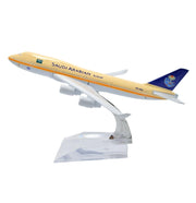Saudi Airlines B747 Aeroplane Diecast Model 16 CM