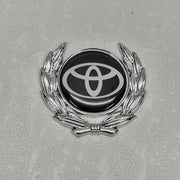 3D Owners Club v4.0 Car Metal Emblem Badge Sticker Decal (Silver) 6 x 5.5 cm