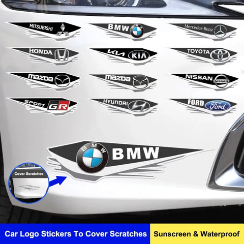 Bumper Car Sticker 4 Pcs Set