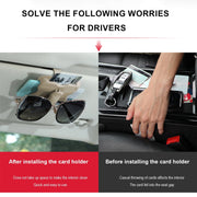 Sun Visor Glasses Holder with Logo