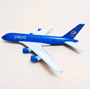 Pepsi A380 Aeroplane Diecast Model 16 CM