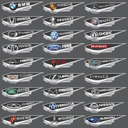 Bumper Car Sticker 4 Pcs Set