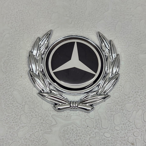 3D Owners Club v4.0 Car Metal Emblem Badge Sticker Decal (Silver) 6 x 5.5 cm