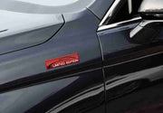 3D Limited Edition v4.0 Metal Sticker Decal Red (9x2.3 cm)
