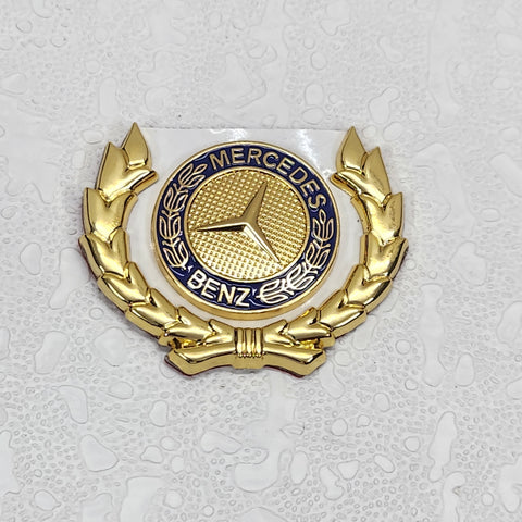 3D Owners Club v5.0 Car Metal Emblem Badge Sticker Decal (Gold)