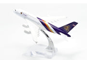 Thai A380 Aeroplane Diecast Model 16 CM
