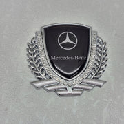 3D Owners Club v3.0 Car Metal Emblem Badge Sticker Decal (Silver) 8.3 x 8 cm