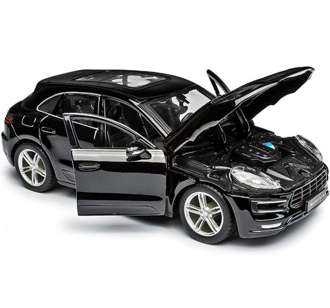Porsche Macan Black Licensed Welly 1:24 Diecast Scale Model