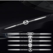 Star Of David Laser Reflective Car Sticker 2 Pcs