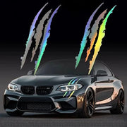 Monster Reflective Sticker Set of 2 Pcs