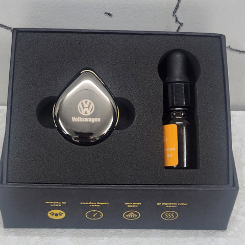 Car Water Drop Air Vent Perfume Replacement Car Liquid Fragrance Alloy Air Purifier