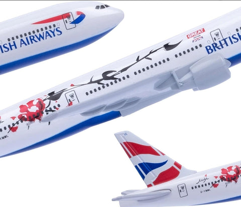 British Air B777 Aeroplane Diecast Model 16 CM