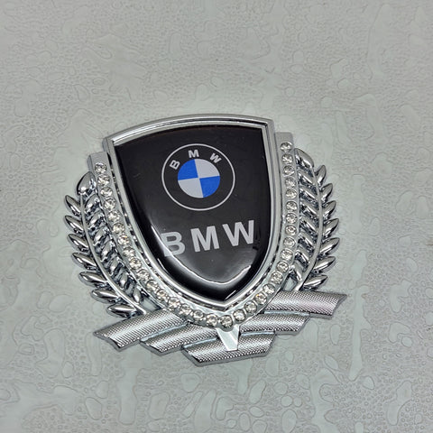 3D Owners Club v3.0 Car Metal Emblem Badge Sticker Decal (Silver) 8.3 x 8 cm