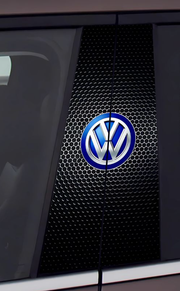 Door Pillar Brand Logo Car Stickers 2 Pcs Set