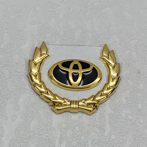 3D Owners Club v5.0 Car Metal Emblem Badge Sticker Decal (Gold)
