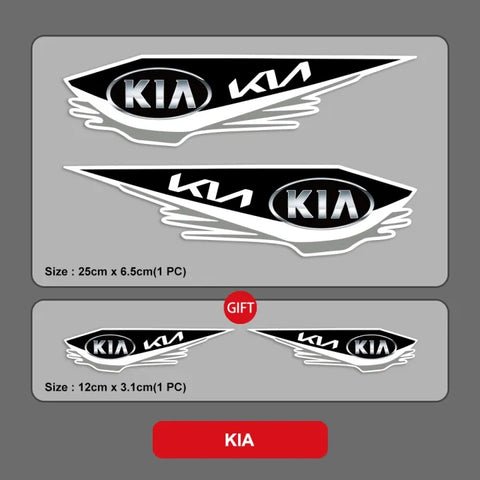 Bumper Car Sticker 4 Pcs Set