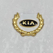 3D Owners Club v5.0 Car Metal Emblem Badge Sticker Decal (Gold)
