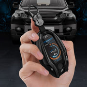 BMW LCD Key Premium Batman Metal Alloy Keycase with Holder & Rope Chain
