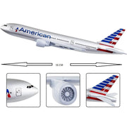 American B777 Aeroplane Diecast Model 16 CM