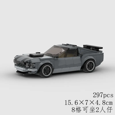 1969 Ford Mustang Boss 302 Building Blocks Car