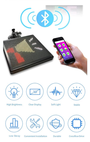 Car Portable Screen App Control LED Panel
