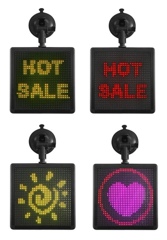 Car Portable Screen App Control LED Panel