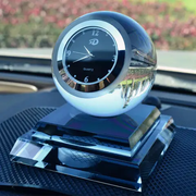 Crystal Ball Clock Car Perfume Heavy