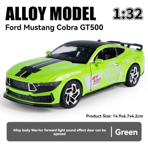 Ford Mustang GT500 Cobra Edition Metal Diecast Car