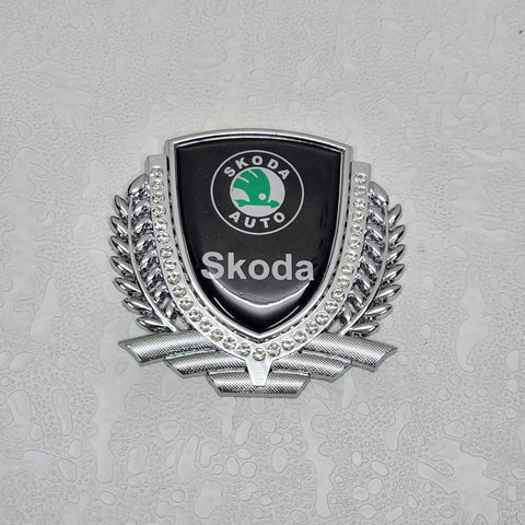 3D Owners Club v3.0 Car Metal Emblem Badge Sticker Decal (Silver) 8.3 x 8 cm
