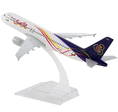 Thai Smile A320 Aeroplane Diecast Model 16 CM