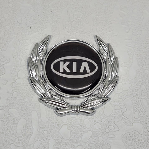 3D Owners Club v4.0 Car Metal Emblem Badge Sticker Decal (Silver) 6 x 5.5 cm