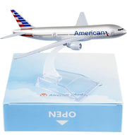American B777 Aeroplane Diecast Model 16 CM