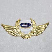 3D Owners Club v6.0 Car Metal Emblem Badge Sticker Decal (Gold)