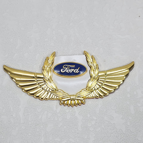 3D Owners Club v6.0 Car Metal Emblem Badge Sticker Decal (Gold)