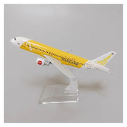 Thai Airways Yellow A320 Aeroplane Diecast Model 16 CM
