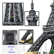 Eiffel Tower Paris - France 10001 Pcs, Building Blocks Set