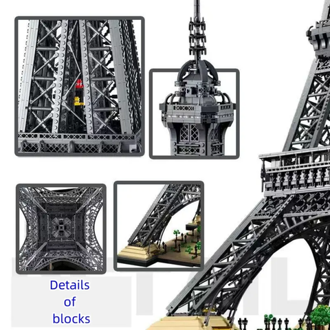 Eiffel Tower Paris - France 10001 Pcs, Building Blocks Set