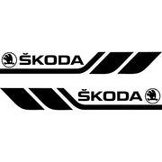 Fender Brand Logo Reflective Car Sticker 2 Pcs Set