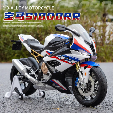 BMW S1000RR 1:9 Diecast Alloy Model Bike